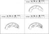 ASIMCO K7006 Brake Shoe Set